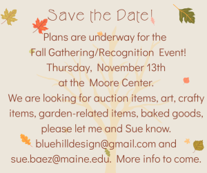 Master Gardener Dinner