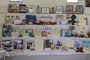 display at the Cumberland Fair showing Homemakers' projects