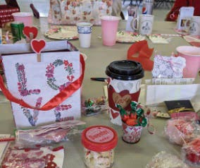 a collection of valentine gift items