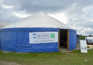 4-H Exhibition Yurt at Union Fair