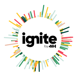 logo for Ignite by 4-H youth summit