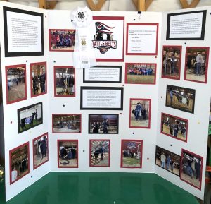 3-panel display if photos and text about the Aldermere Achievers trip to Ohio