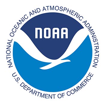 NOAA logo with text in circle