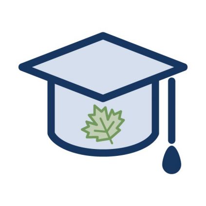 graphic icon for maple syrup grading school icon