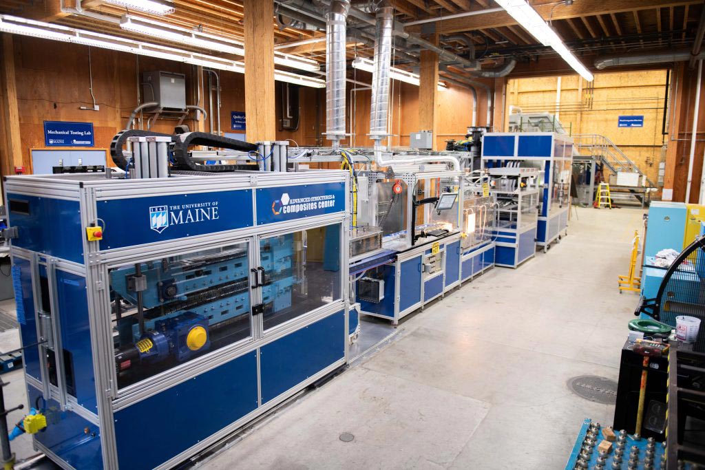 interior of University of Maine Advanced Structures and Composites Center (ASCC)