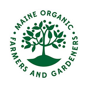 Maine Organic Farmers and Gardeners logo square for partners photo gallery