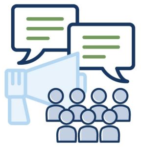 icon for the communication and marketing team