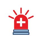 icon for emergency preparedness page button
