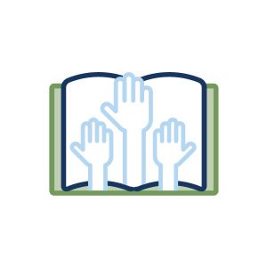 icon for policy manual volunteers page button