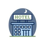 hotel accommodations icon for conference home page