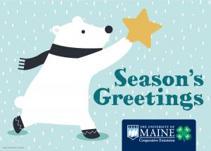 graphic: Maine 4-H Virtual Holiday Greeting Card