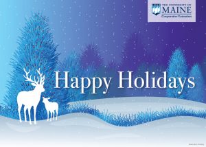 graphic: UMaine Extension Virtual Holiday Greeting Card