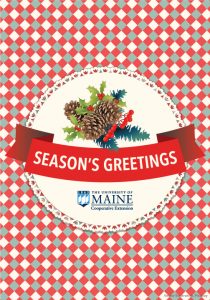 graphic: UMaine Extension Virtual Holiday Greeting Card