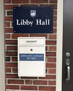 Libby Hall key drop box