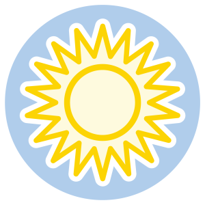 icon depicting the sun