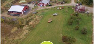 Image of a display poster for farms. Research-driven knowledge and practical skills for Maine's farmers and gardeners.