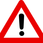 artwork signifying an alert, emergency or a warning