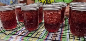 jars of strawberry jam