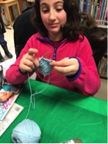 4-H Knitting SPIN Club Participant