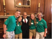 Congressman Poliquin met with the youth between votes and invited them into the gallery to watch the Senate in action.