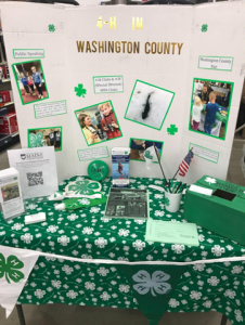 4-H table at the Tractor Supply Co.