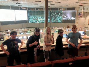 youth at NASA Space Center Mission Control