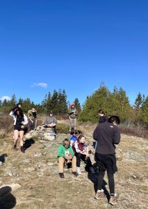 4-H'ers on a hike!