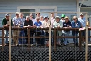 Washington County Master Gardener Class of 2009 group on a porch
