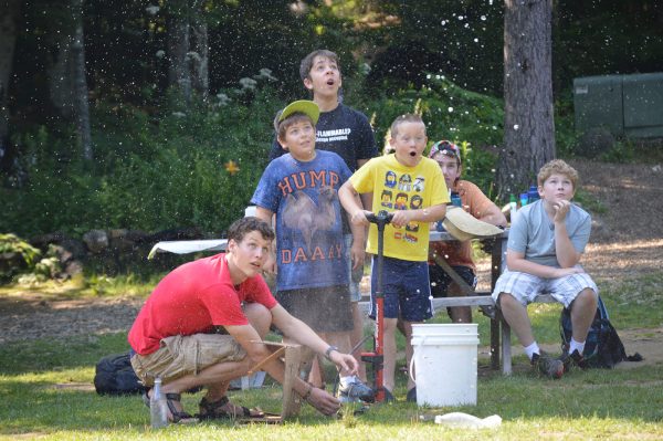 campers learn about rocket science