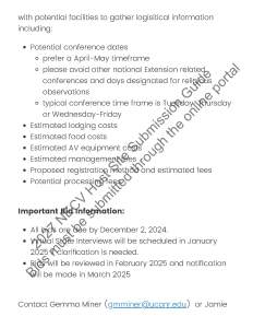 Image of a sample of NECV Host Site Bid Submission Guide Page 4, see caption for description and link to complete text on external site.