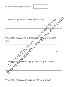 Image of a sample of NECV Host Site Bid Submission Guide Page 7, see caption for description and link to complete text on external site.