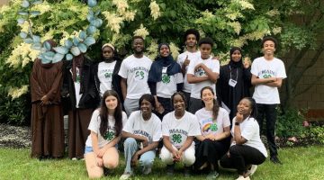 a group of youth participating in 4-H Community Central group