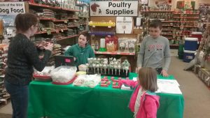 Acton Homesteaders 4-H Club members fundraising with a candy sale