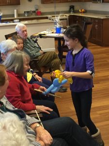Nature Kids became Magicians and took there show to 5 different Senior homes.