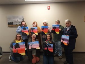 Paint afternoon to celebrate our Leaders March 3 2019. 